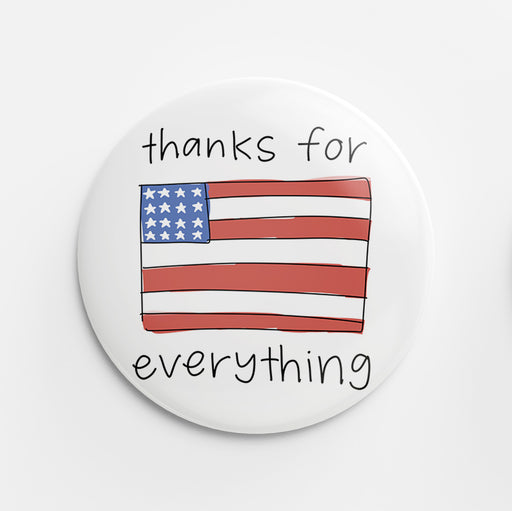 American Flag button