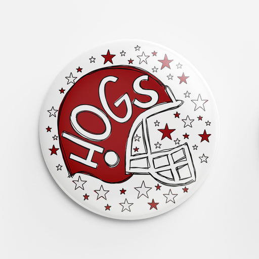 Hogs Helmet Button