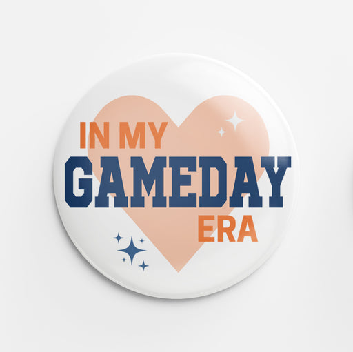 Gameday Era Button (orange & navy)