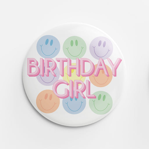 Birthday Smiley Button