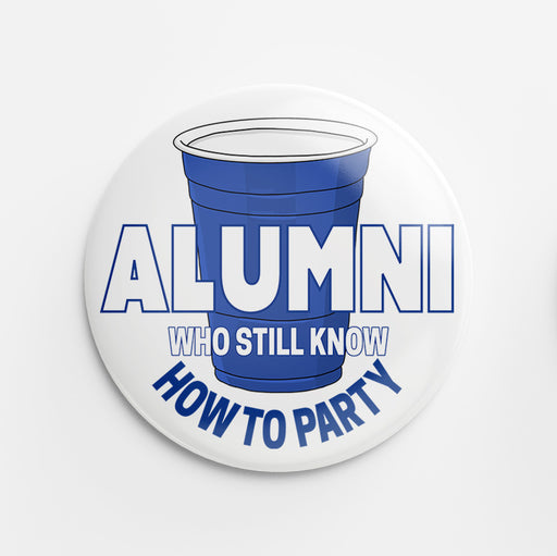 Alumni Button (blue)