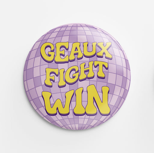 Geaux Disco Button