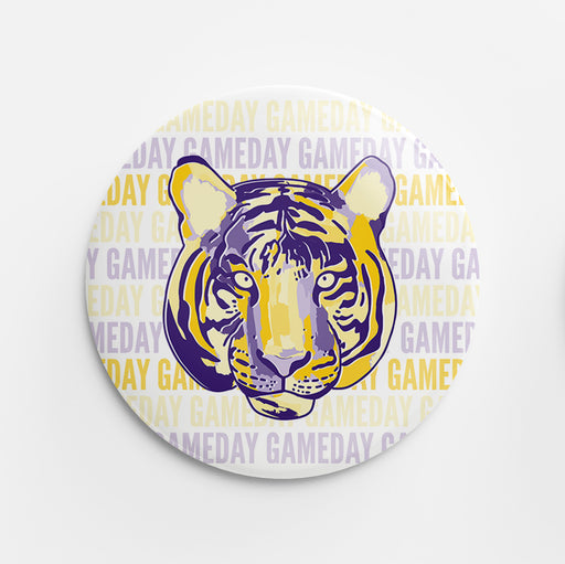 Tiger Gameday Button (yellow)