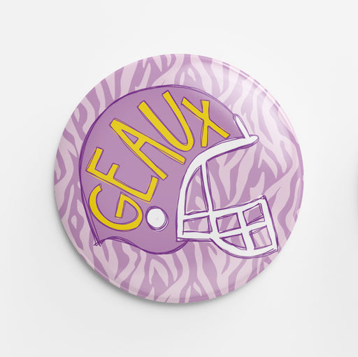 Geaux Helmet Button