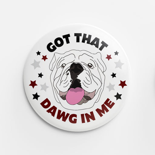 Dawg in Me Button (maroon)