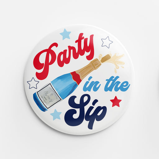 Sip Champagne Button