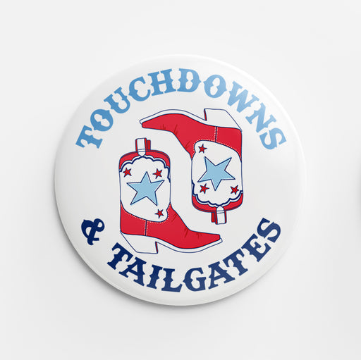 Tailgates Button (red & blue)