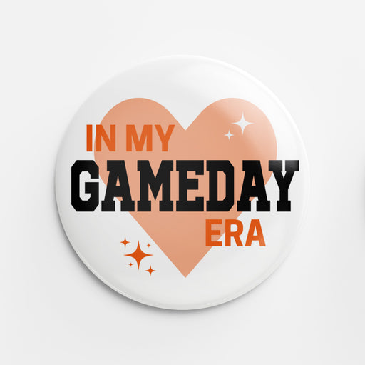 Gameday Era Button (Black & Orange)