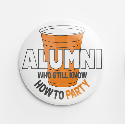 Alumni Button (orange)