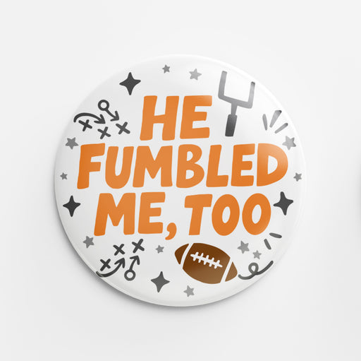 Fumbled Button (orange)
