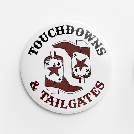 Tailgates Button (maroon)