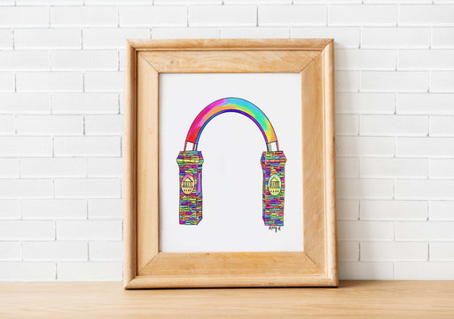 Colorful Walk Print